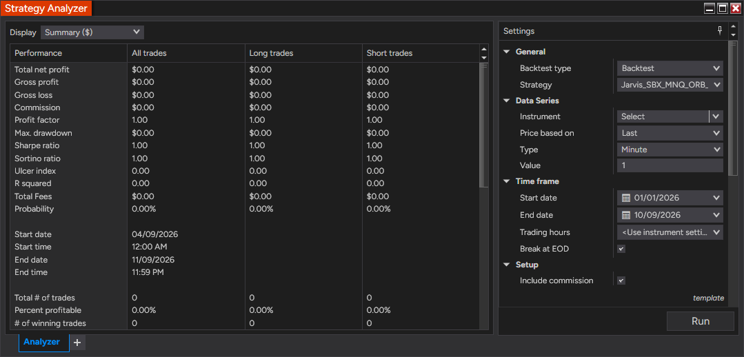 The Strategy Analyzer